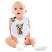 Bavetă Sevi Bebe 71 Clasică / Poliester / White photo 6
