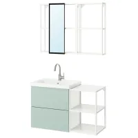 Seturi mobilă de baie Ikea Enhet/Tvallen/Glypen PAL / White