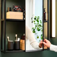 Наборы мебели для ванной комнаты Ikea Enhet/Tvallen/Glypen ЛДСП / White photo 6