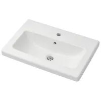Наборы мебели для ванной комнаты Ikea Enhet/Tvallen/Glypen ЛДСП / White photo 7