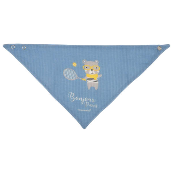 Слюнявчик Canpol 26/900 Классическая / Муслин / Синий photo 5