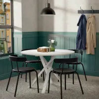 Кухонный стол зафиксированный Ikea Mariedamm ДСП/ Белый photo 2