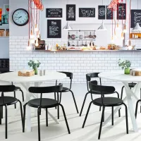 Кухонный стол зафиксированный Ikea Mariedamm ДСП/ Белый photo 4