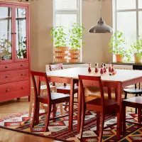 Кухонный стол зафиксированный Ikea Pinntorp ДСП/ Дуб Сонома photo 2