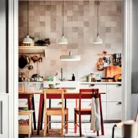 Кухонный стол зафиксированный Ikea Pinntorp ДСП/ Дуб Сонома photo 4