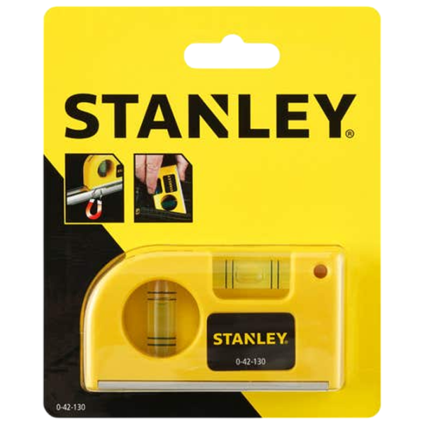 Nivelă de buzunar Stanley 0-42-130 Plastic photo 3