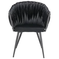 Кухонный стул Jumi Molto  Бархат/ Черный 