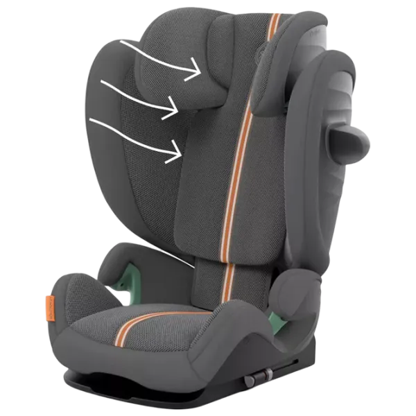 Детское автокресло Cybex Solution G i-Fix Plus  3 года - 12 лет / 36 кг / Lava photo 5