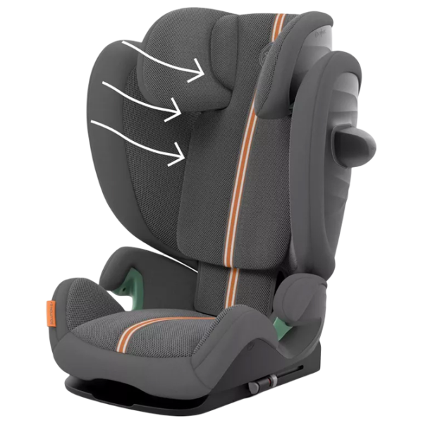Детское автокресло Cybex Solution G i-Fix Plus  3 года - 12 лет / 36 кг / Lava photo 5