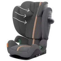 Scaun auto Cybex Solution G i-Fix Plus 3 ani - 12 ani / 36 kg / Lava photo 5