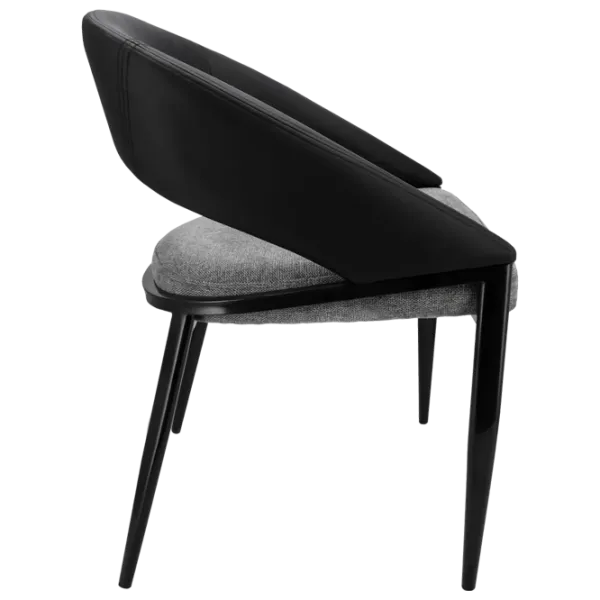 Scaun de bucătărie Jumi Bergamo Stofă/ Black Gray photo 3 Scaun de bucătărie Jumi Bergamo Stofă/ Black Gray photo 3