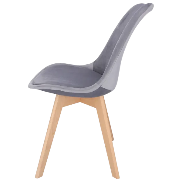 Scaun de bucătărie Jumi Bari Catifea/ Grey Wood photo 4 Scaun de bucătărie Jumi Bari Catifea/ Grey Wood photo 4