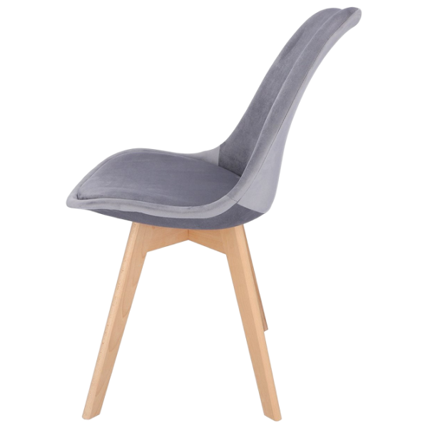 Scaun de bucătărie Jumi Bari Catifea/ Grey Wood photo 4 Scaun de bucătărie Jumi Bari Catifea/ Grey Wood photo 4