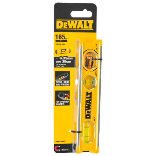 Nivelă magnetică Dewalt DWHT42525-0 Aluminiu photo 3