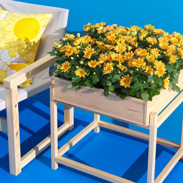 Подставка для горшка Ikea Primarskog Wood / Дерево photo 2
