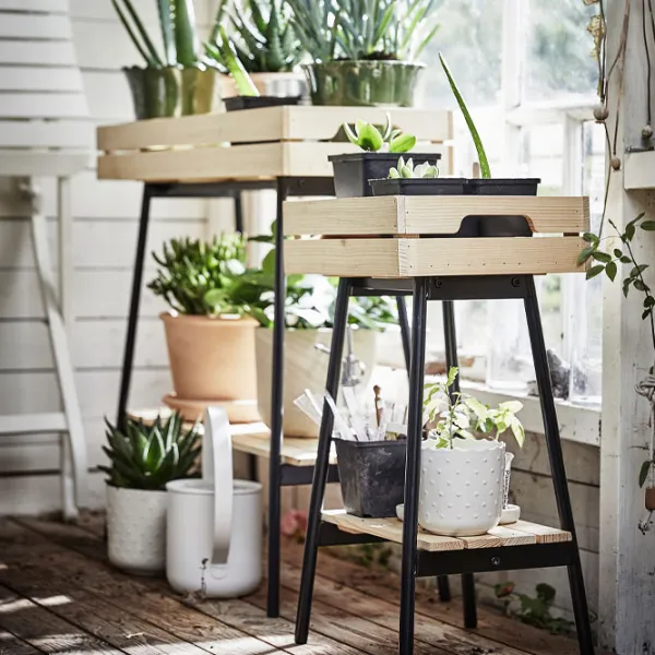 Подставка для горшка Ikea Vaniljstang Wood / Металл photo 3