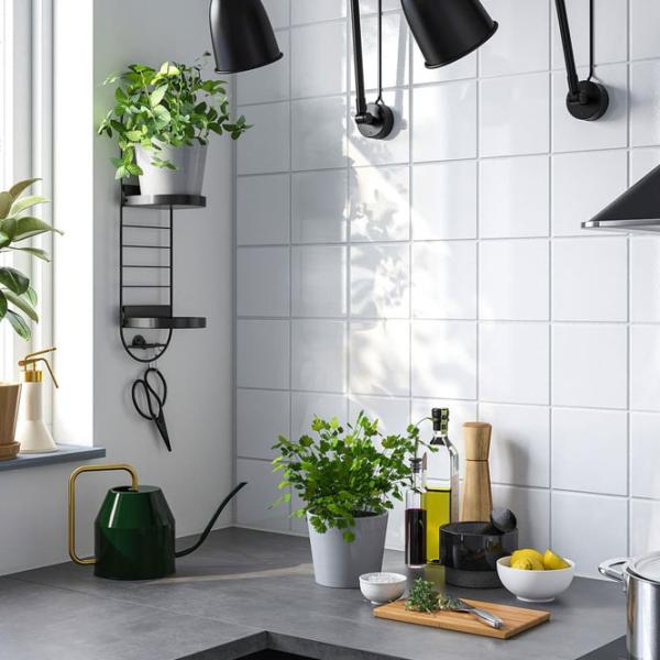 Подставка для горшка Ikea Skuggrona Черный / Металл photo 3