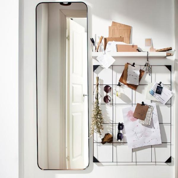 Oglindă Ikea Lindbyn  Aluminiu / Dreptunghiulară photo 2 Oglindă Ikea Lindbyn  Aluminiu / Dreptunghiulară photo 2