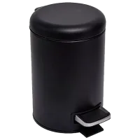 Мусорное ведро Five Ariane 6л / Нержавеющая сталь / Черный