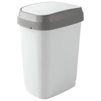 Мусорное ведро Kis Dual Swing 25л / Пластик / Белый
