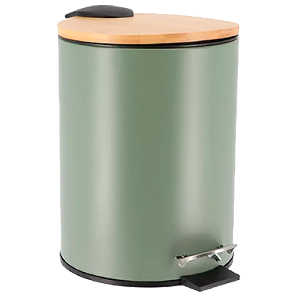 Coș de gunoi Tendance 55690 3l / Bambus / Dark Green photo 1