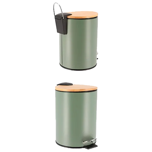 Coș de gunoi Tendance 55690 3l / Bambus / Dark Green photo 5