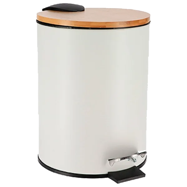 Coș de gunoi Tendance 55708 3l / Bambus / White photo 1