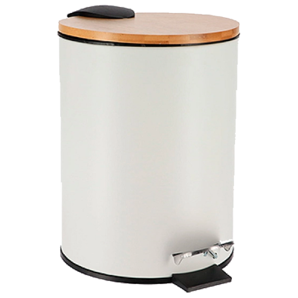 Coș de gunoi Tendance 55708 3l / Bambus / White photo 1