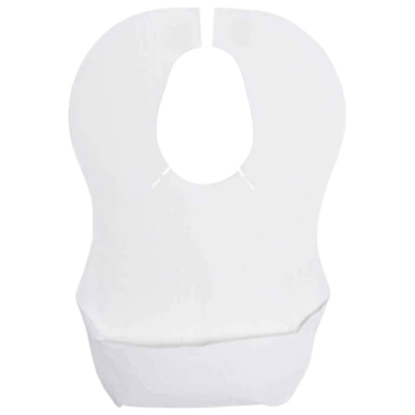 Слюнявчик Sevi Bebe 261 Классическая / Полиэстер / Белый photo 1