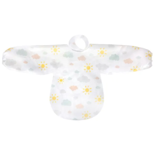 Слюнявчик Sevi Bebe Sleeved Bib  Рубашка / Полиэстер / Белый photo 1