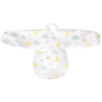 Слюнявчик Sevi Bebe Sleeved Bib  Рубашка / Полиэстер / Белый