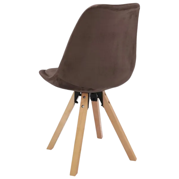 Кухонный стул Jumi Saida Ткань/ Коричневый Wood photo 4 Кухонный стул Jumi Saida Ткань/ Коричневый Wood photo 4