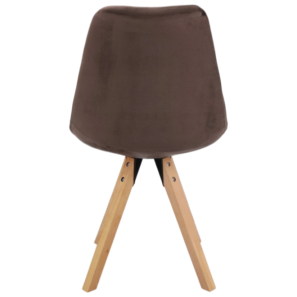 Кухонный стул Jumi Saida Ткань/ Коричневый Wood photo 5 Кухонный стул Jumi Saida Ткань/ Коричневый Wood photo 5