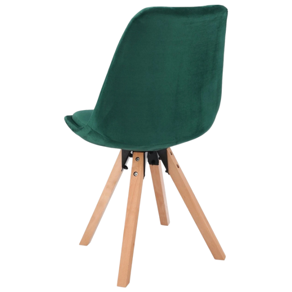 Scaun de bucătărie Jumi Saida Stofă/ Green Wood photo 4 Scaun de bucătărie Jumi Saida Stofă/ Green Wood photo 4