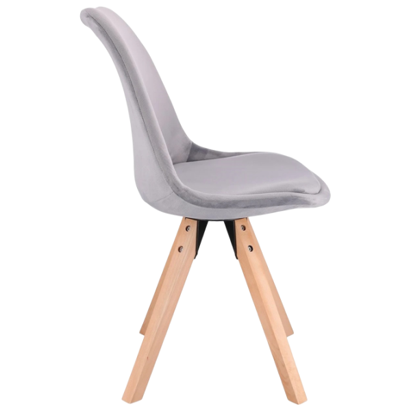 Кухонный стул Jumi Saida Ткань/ Grey Beige photo 3 Кухонный стул Jumi Saida Ткань/ Grey Beige photo 3