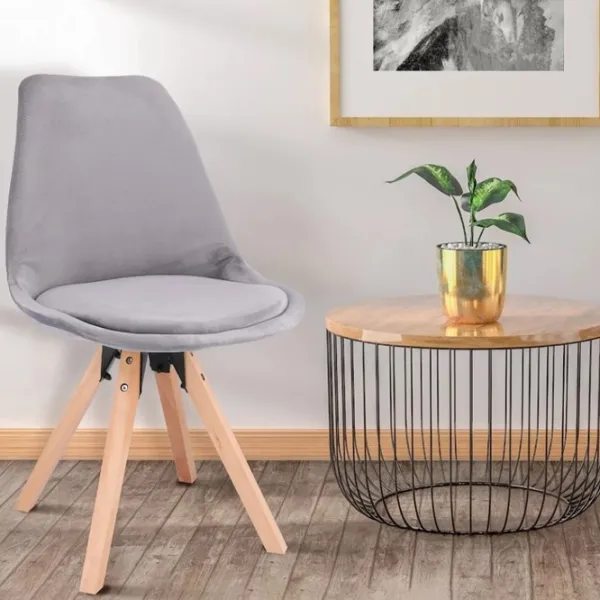 Кухонный стул Jumi Saida Ткань/ Grey Beige photo 7 Кухонный стул Jumi Saida Ткань/ Grey Beige photo 7