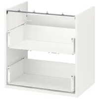 Seturi mobilă de baie Ikea Enhet/Tvallen/Pilkan PAL / White photo 8