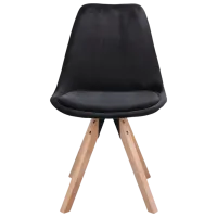 Кухонный стул Jumi Saida Ткань/ Черный Beige