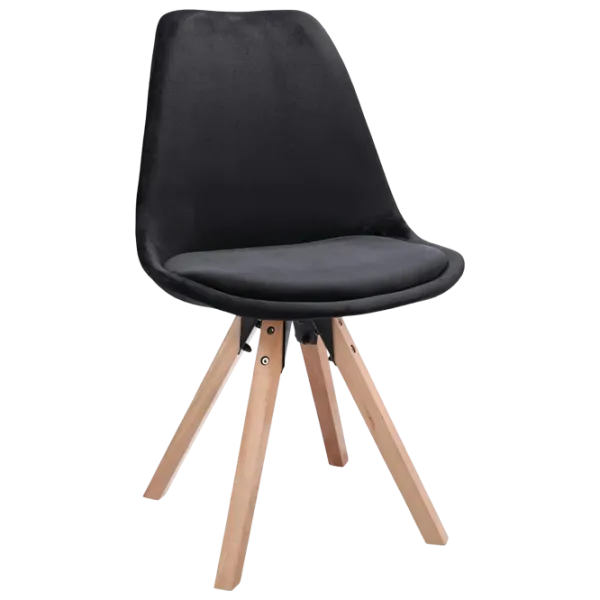 Кухонный стул Jumi Saida Ткань/ Черный Beige photo 2 Кухонный стул Jumi Saida Ткань/ Черный Beige photo 2