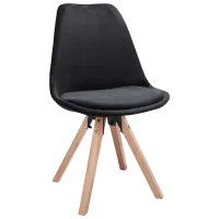 Scaun de bucătărie Jumi Saida Stofă/ Black Beige photo 2