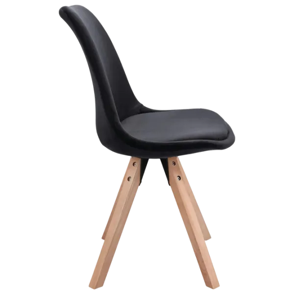 Кухонный стул Jumi Saida Ткань/ Черный Beige photo 3 Кухонный стул Jumi Saida Ткань/ Черный Beige photo 3