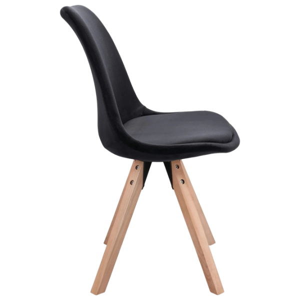 Кухонный стул Jumi Saida Ткань/ Черный Beige photo 3 Кухонный стул Jumi Saida Ткань/ Черный Beige photo 3