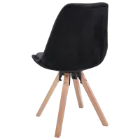 Scaun de bucătărie Jumi Saida Stofă/ Black Beige photo 4