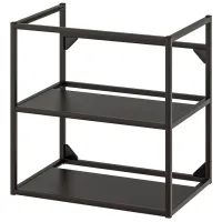 Seturi mobilă de baie Ikea Enhet/Tvallen/Glypen Oțel / Antracit photo 6