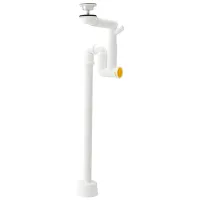 Seturi mobilă de baie Ikea Enhet/Tvallen/Glypen Oțel / Antracit photo 9