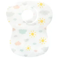 Слюнявчик Sevi Bebe Lacing Bib Классическая / Полиэстер / Белый