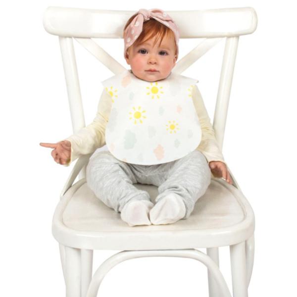 Слюнявчик Sevi Bebe Lacing Bib Классическая / Полиэстер / Белый photo 2 Слюнявчик Sevi Bebe Lacing Bib Классическая / Полиэстер / Белый photo 2