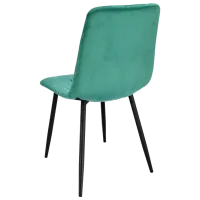 Scaun de bucătărie Jumi PIADO Stofă/ Green Black photo 3