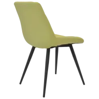 Scaun de bucătărie Deco Nicole Eco 45 ECO Piele/ Green Black photo 4