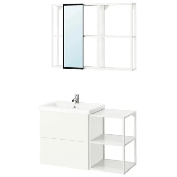 Seturi mobilă de baie Ikea Enhet/Tvallen/Pilkan PAL / White photo 1 Seturi mobilă de baie Ikea Enhet/Tvallen/Pilkan PAL / White photo 1
